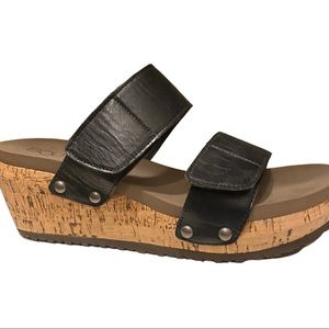 Corkys Shoes | Boutique by Corkys Sandals Size 9| Color: Black